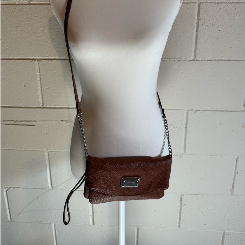 Nine West Crossbody Clutch Wallet Small Purse Vegan Leather